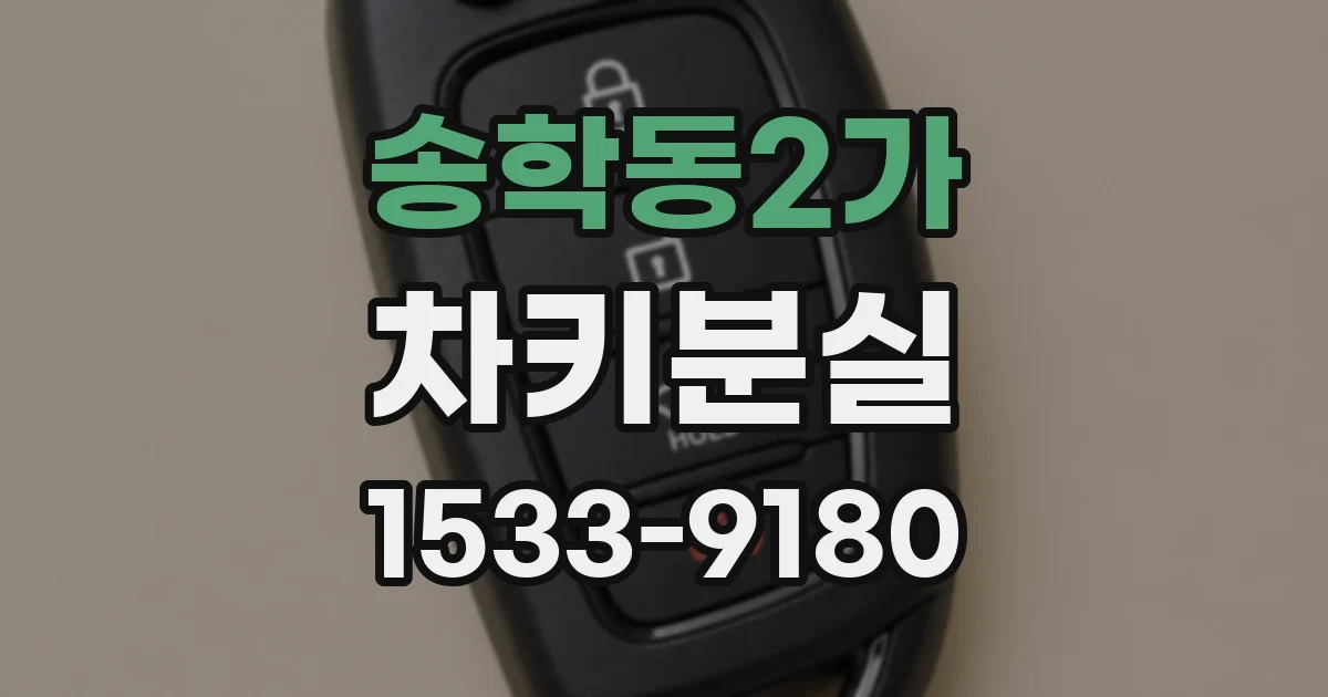 송학동2가 차키분실