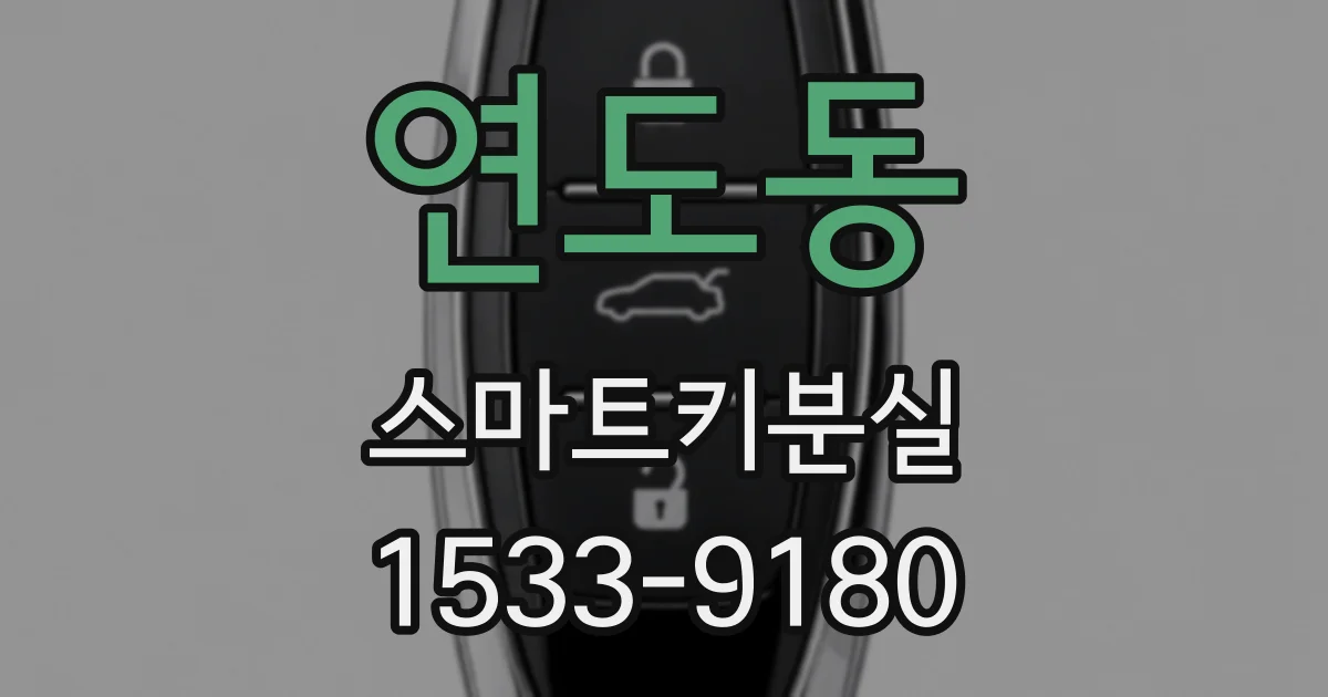 연도동 스마트키분실