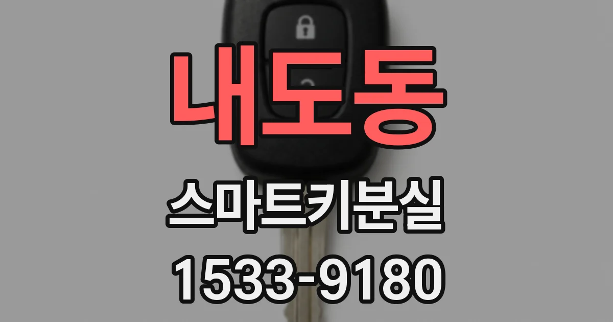내도동 스마트키분실