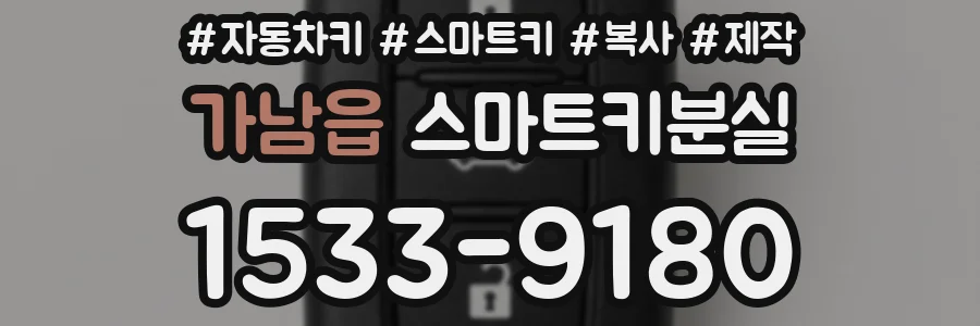 가남읍 스마트키분실