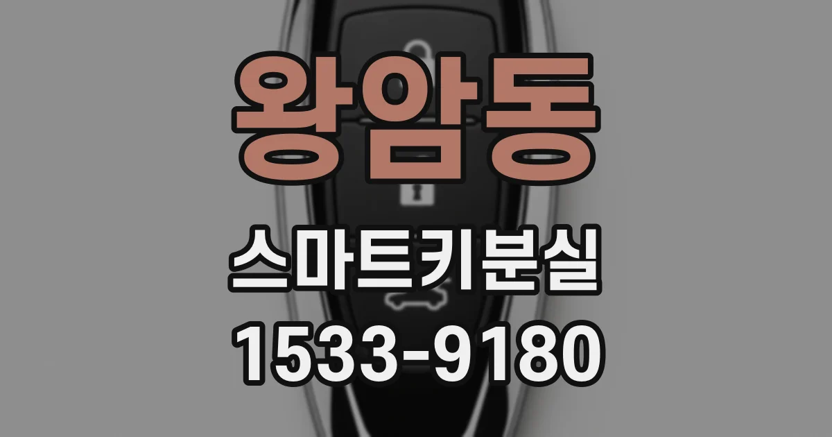 왕암동 스마트키분실