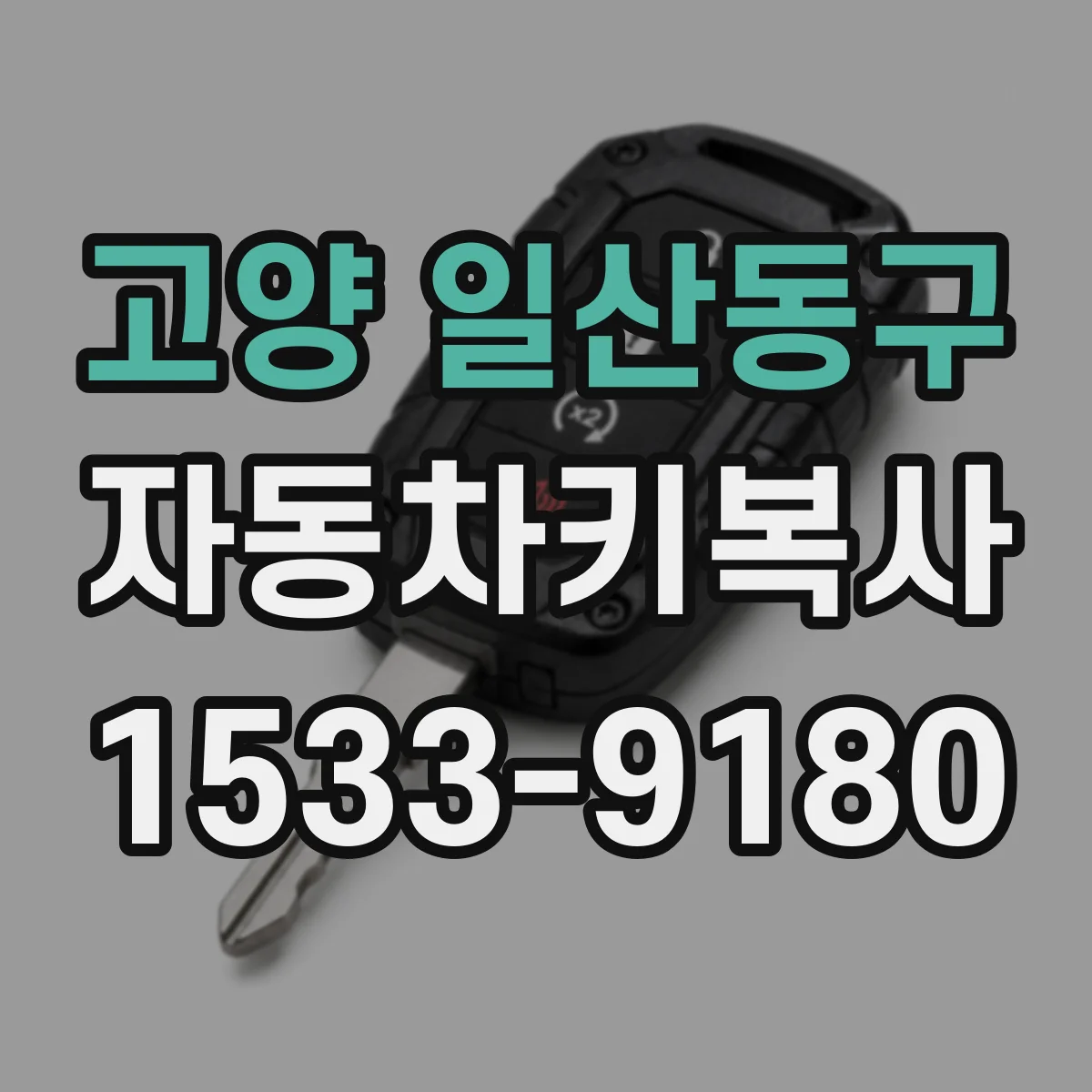 고양 일산동구 자동차키복사
