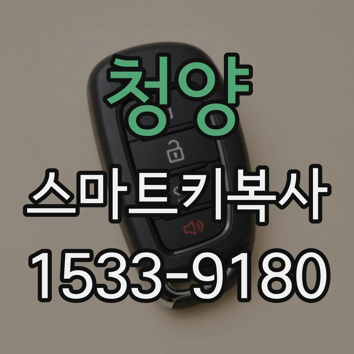 청양 스마트키복사