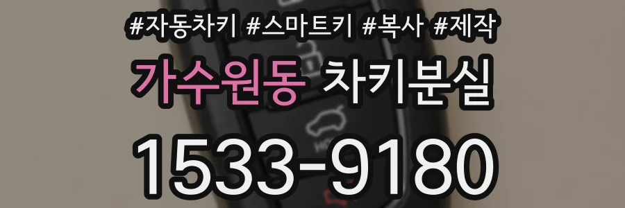 가수원동 차키분실
