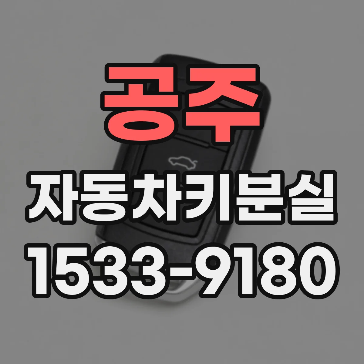 공주 자동차키분실