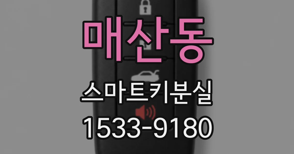매산동 스마트키분실