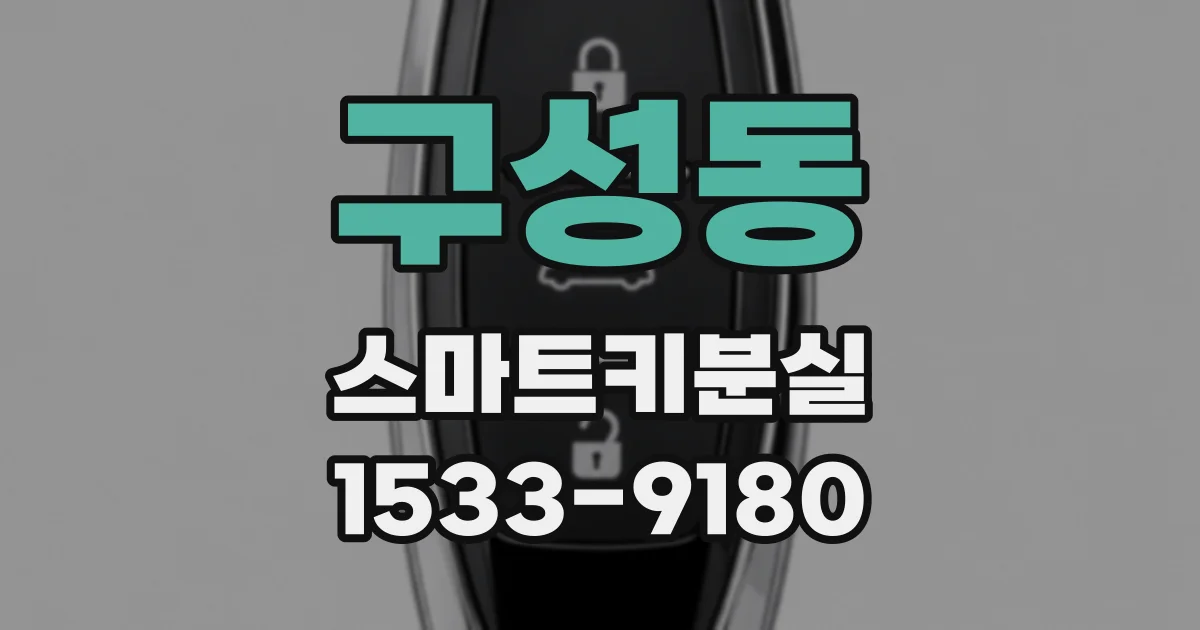 구성동 스마트키분실