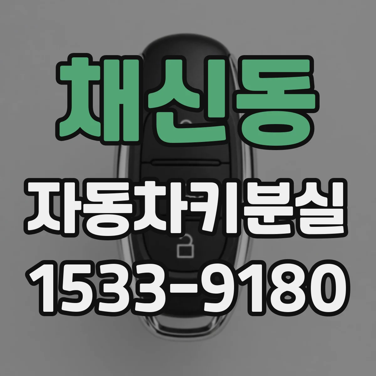 채신동 자동차키분실