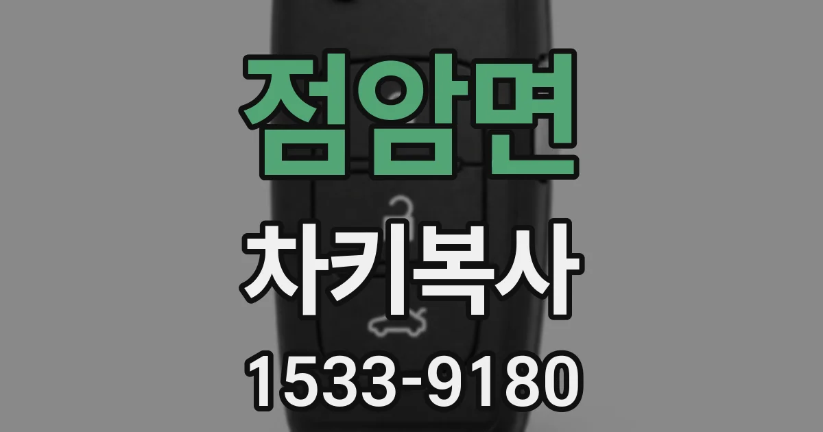 점암면 차키복사