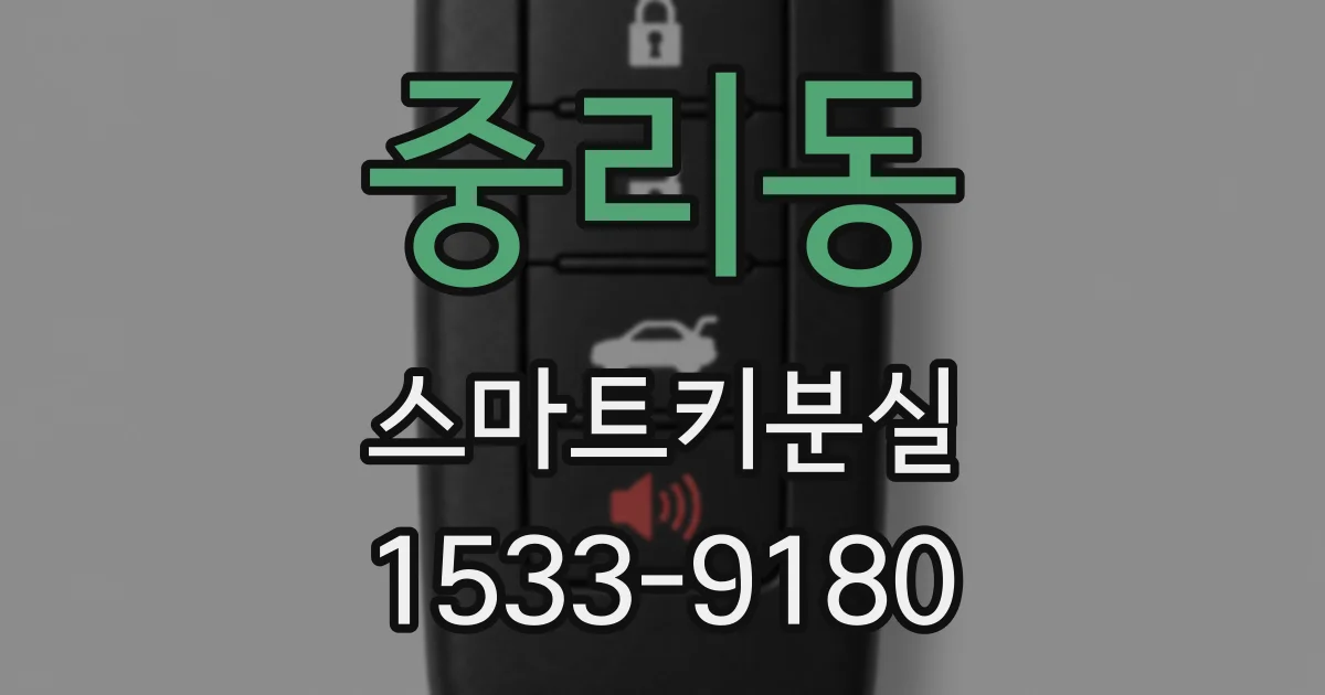 중리동 스마트키분실