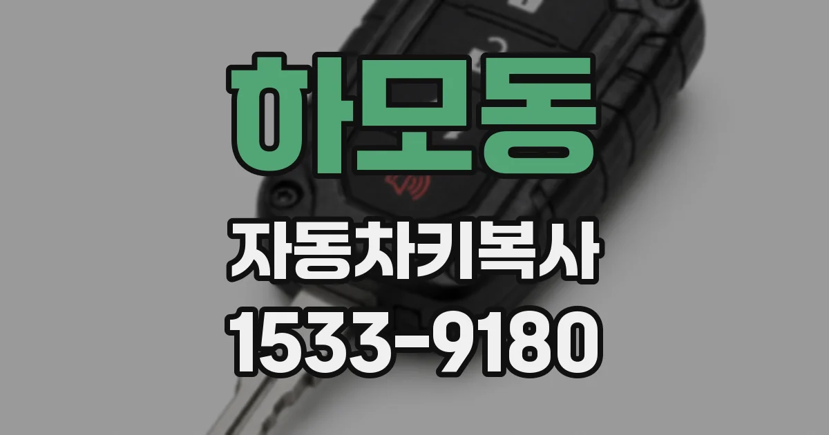 하모동 자동차키복사