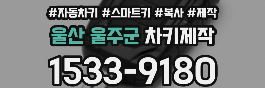 울산 울주군 차키제작