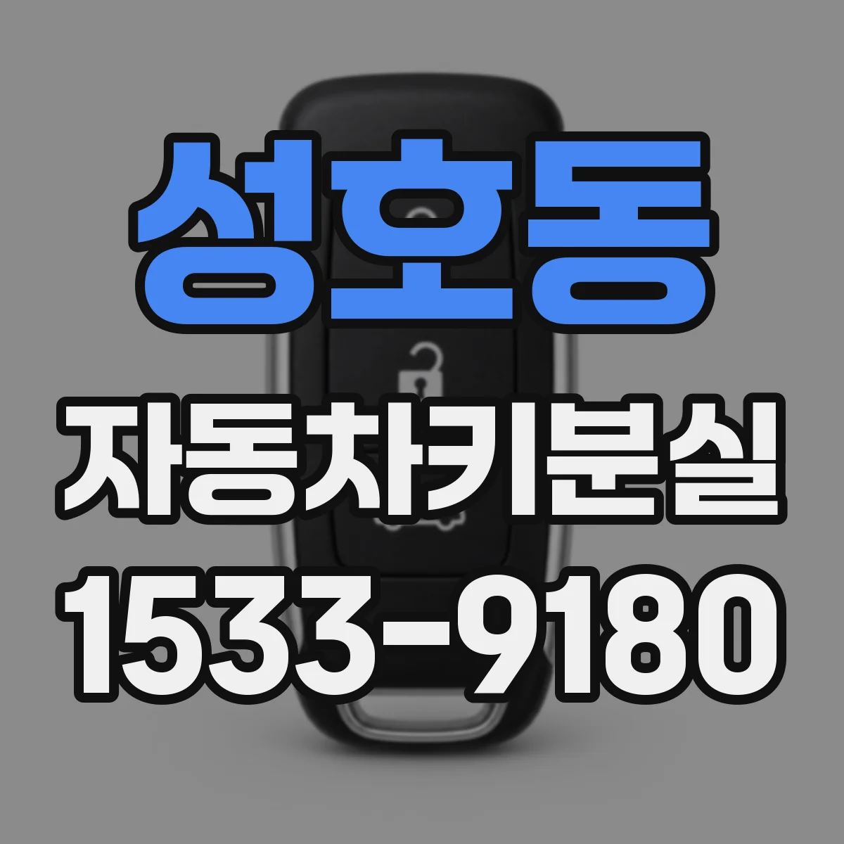 성호동 자동차키분실