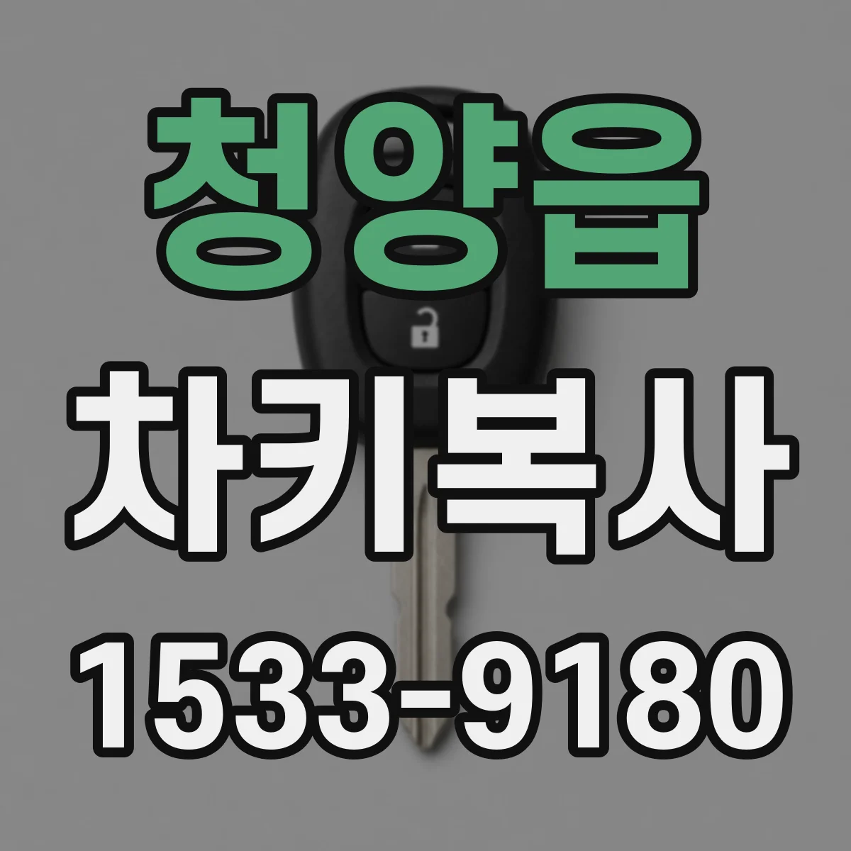 청양읍 차키복사