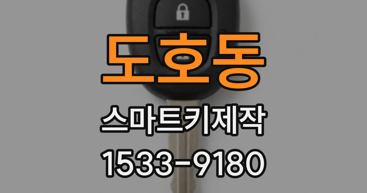 도호동 스마트키제작