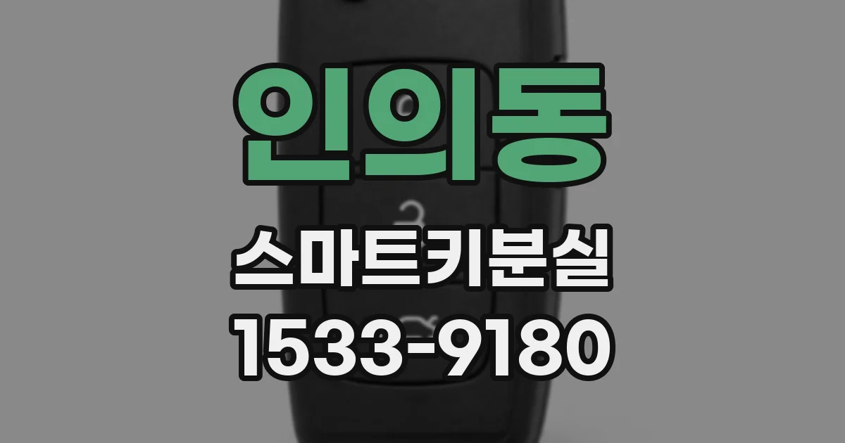 인의동 스마트키분실