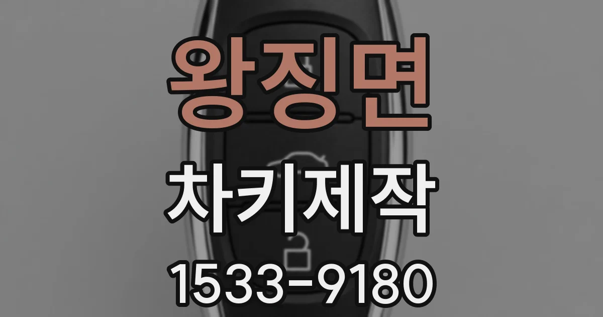 왕징면 차키제작