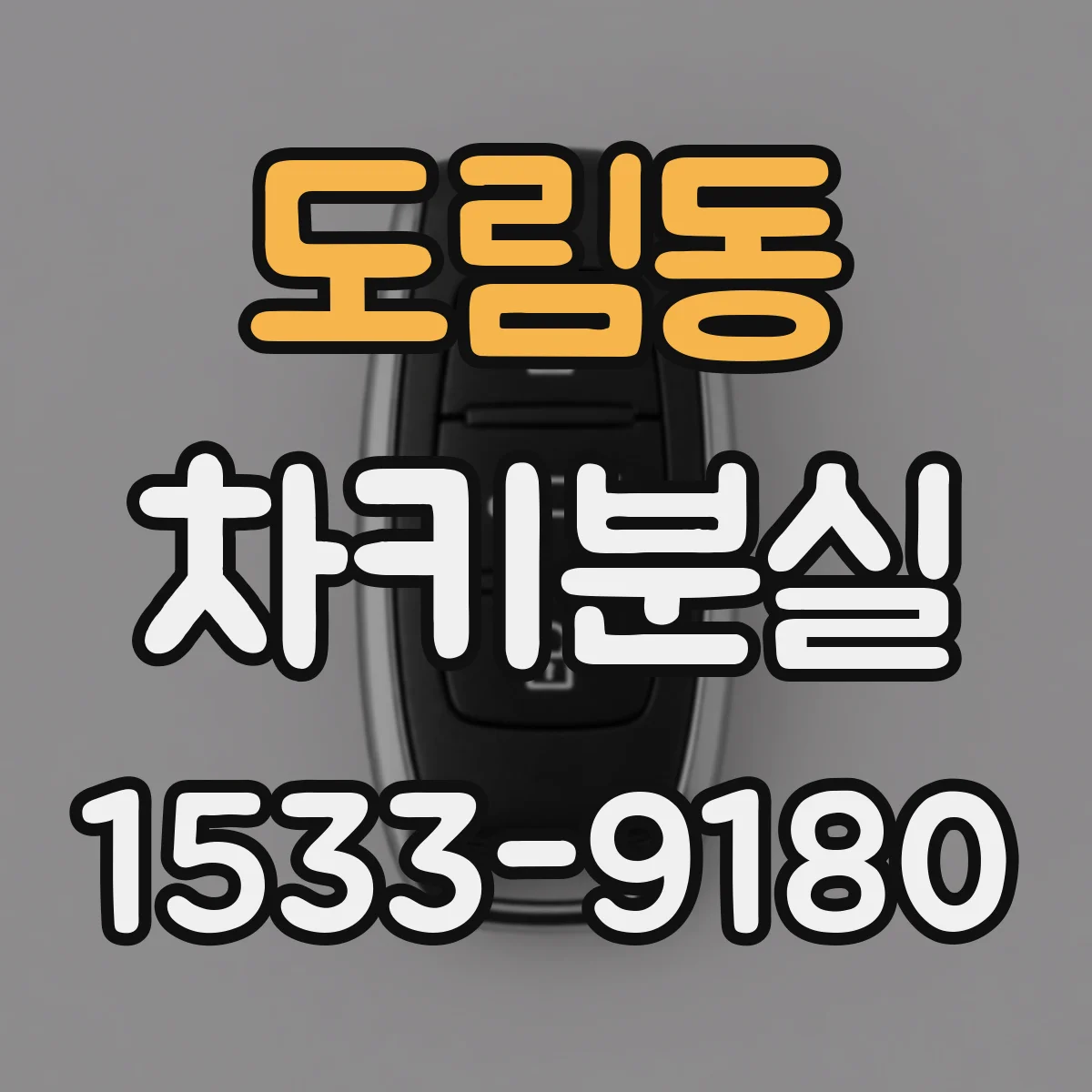 도림동 차키분실