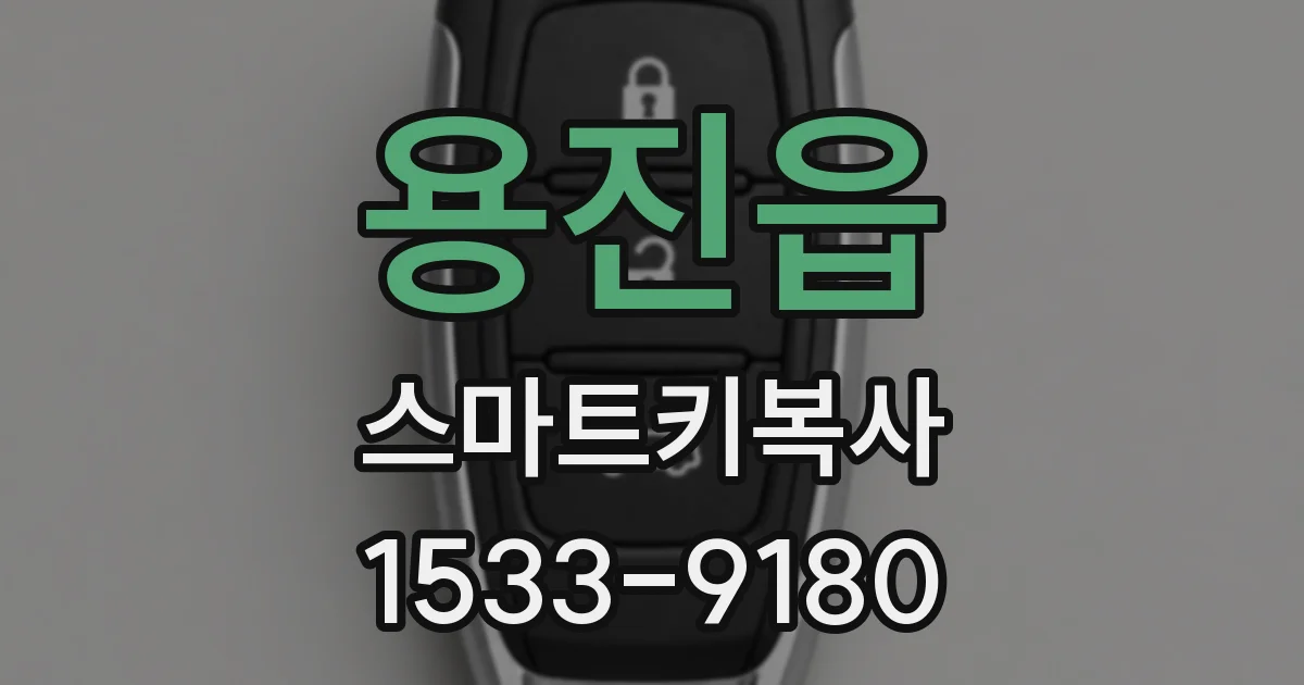 용진읍 스마트키복사