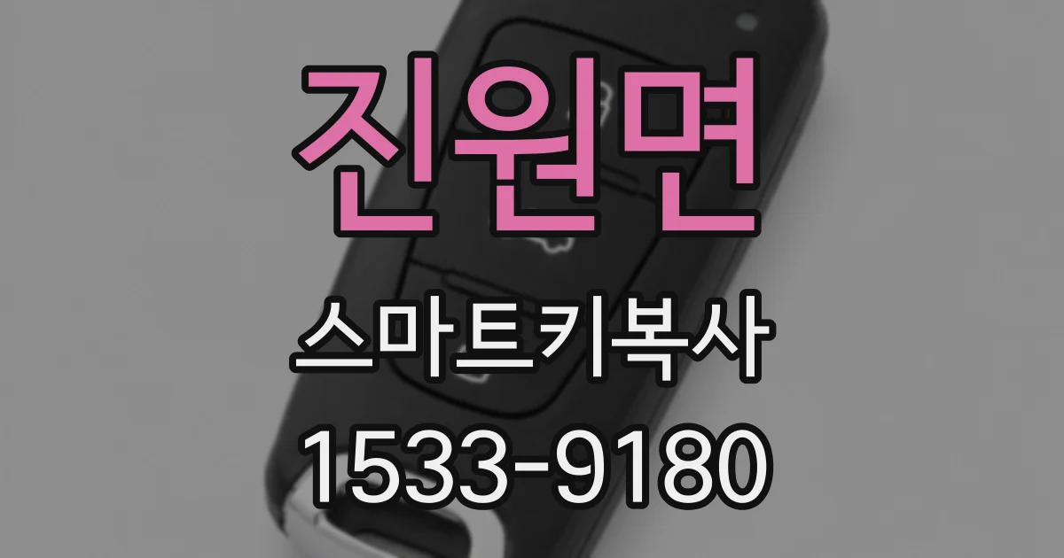진원면 스마트키복사