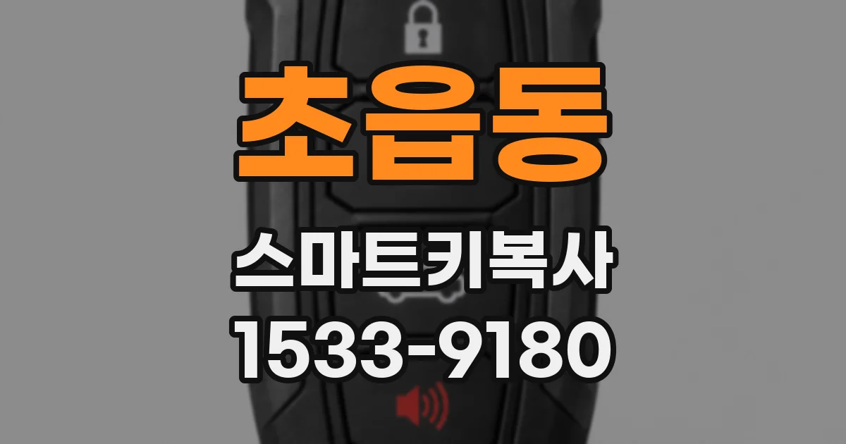 초읍동 스마트키복사