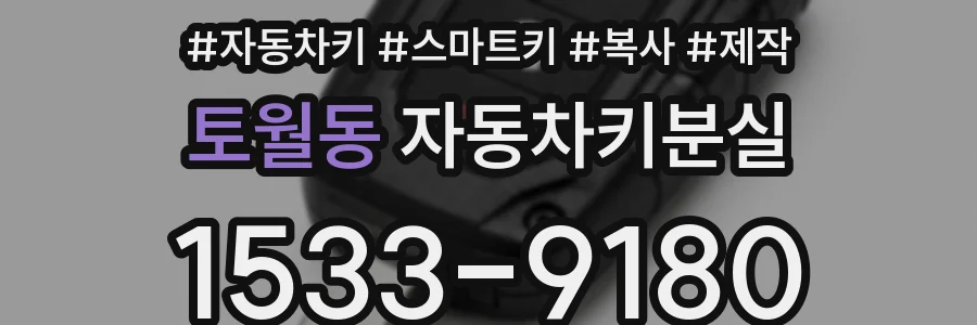 토월동 자동차키분실