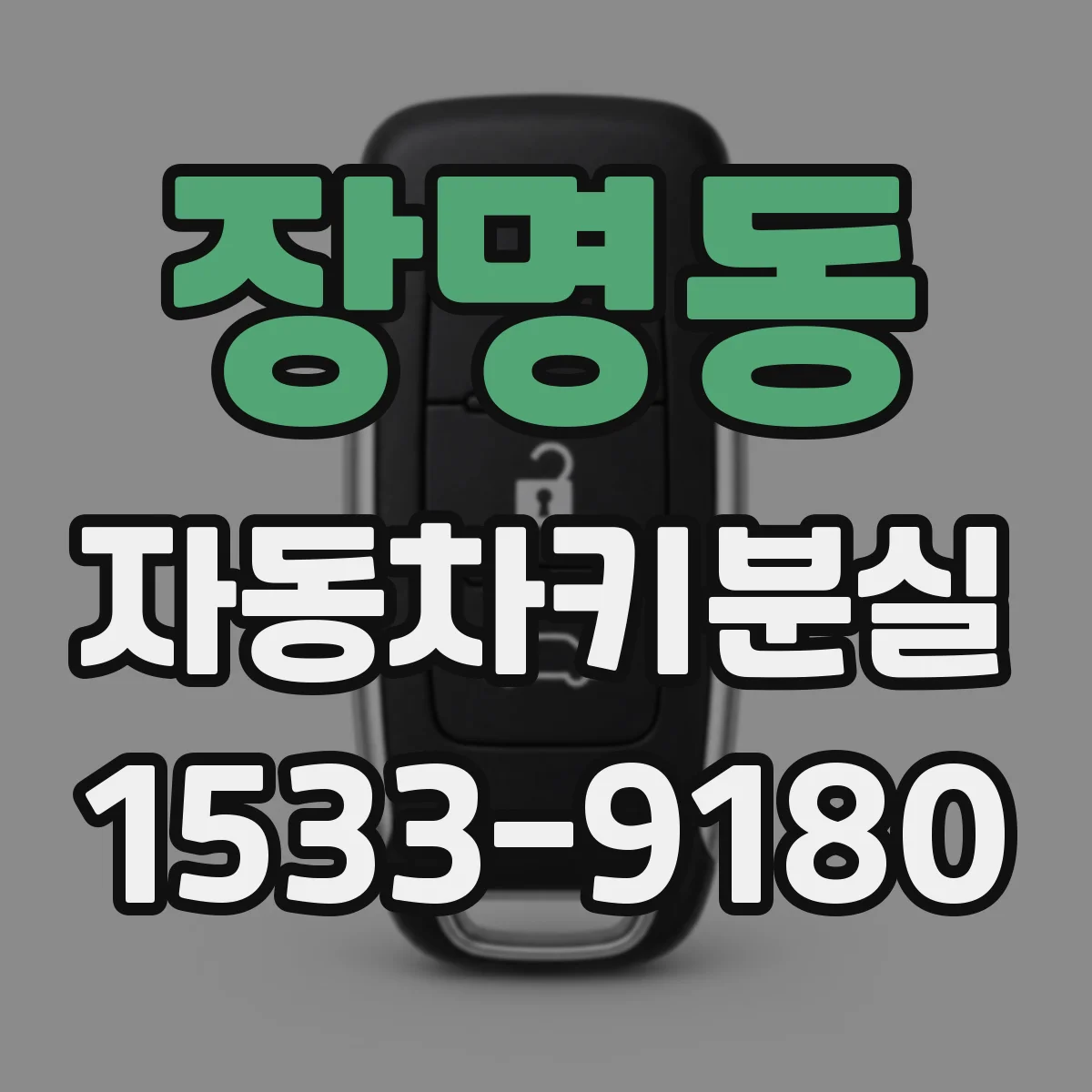 장명동 자동차키분실