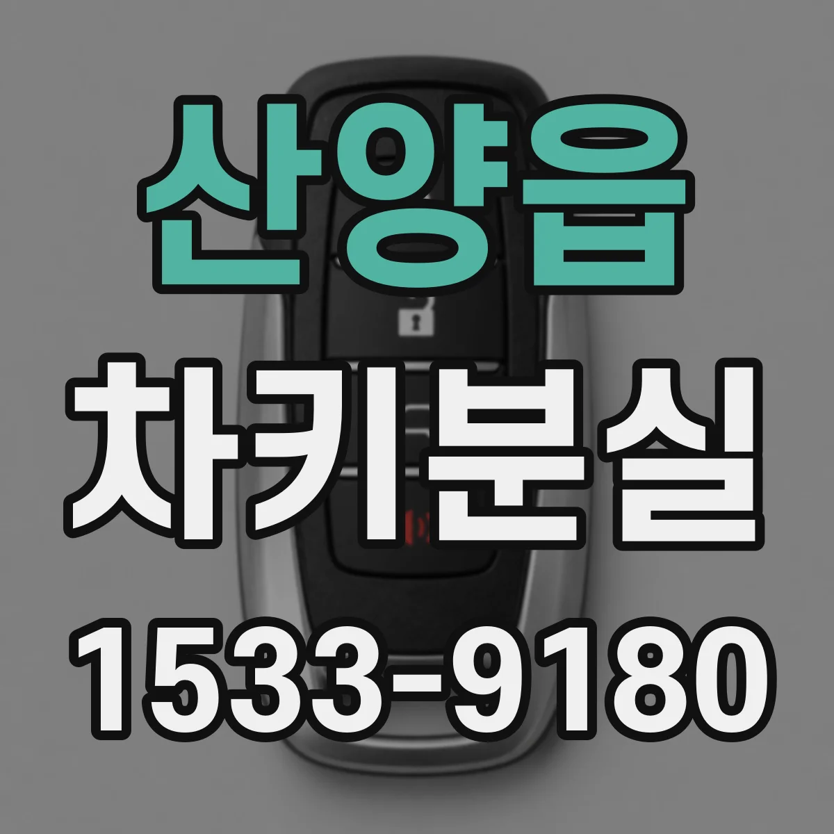 산양읍 차키분실