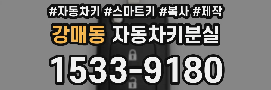 강매동 자동차키분실