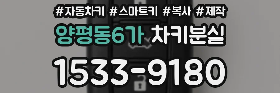 양평동6가 차키분실