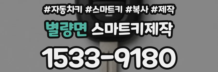 별량면 스마트키제작