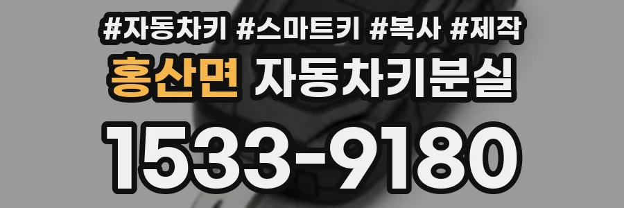 홍산면 자동차키분실