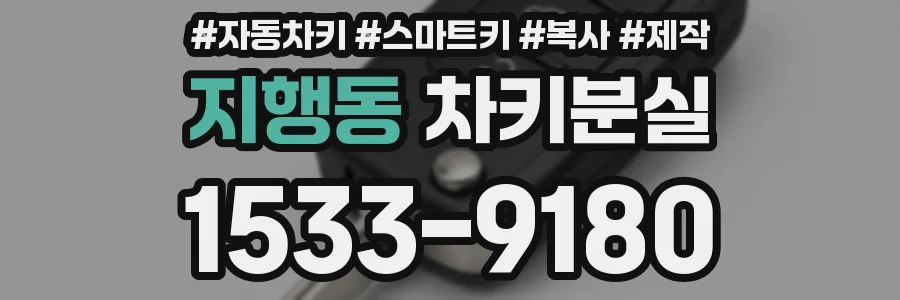 지행동 차키분실