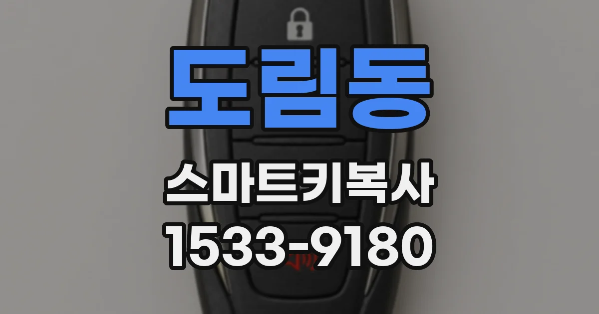 도림동 스마트키복사