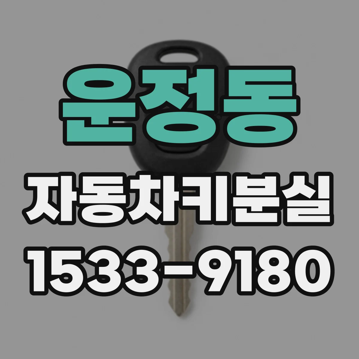 운정동 자동차키분실
