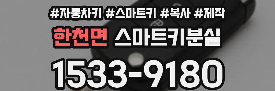 한천면 스마트키분실