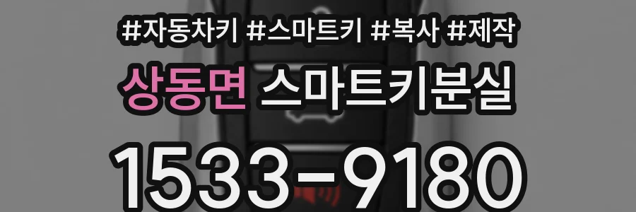 상동면 스마트키분실