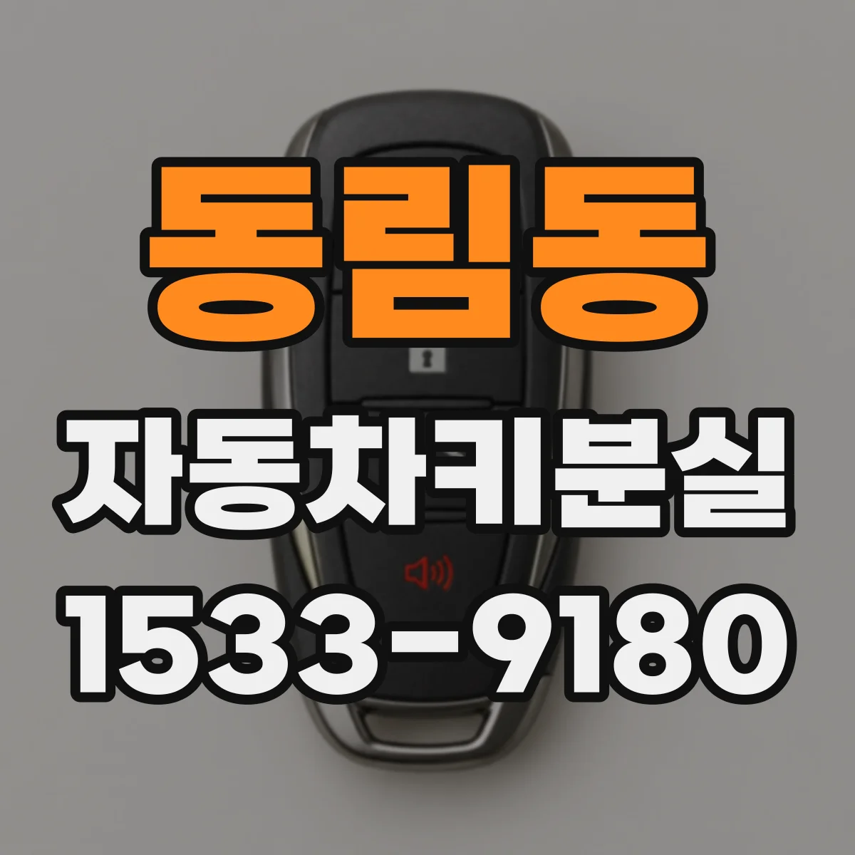 동림동 자동차키분실