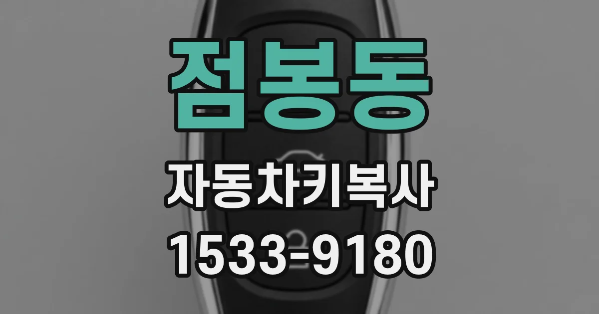 점봉동 자동차키복사