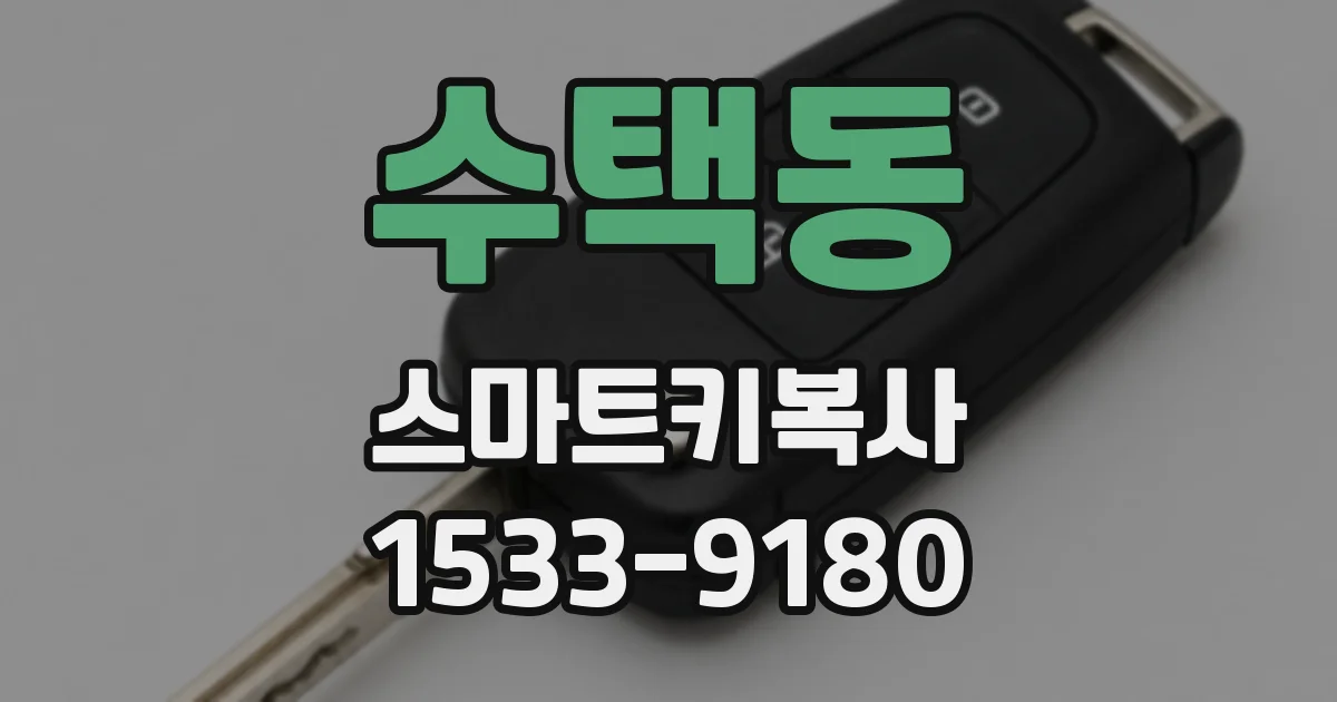 수택동 스마트키복사