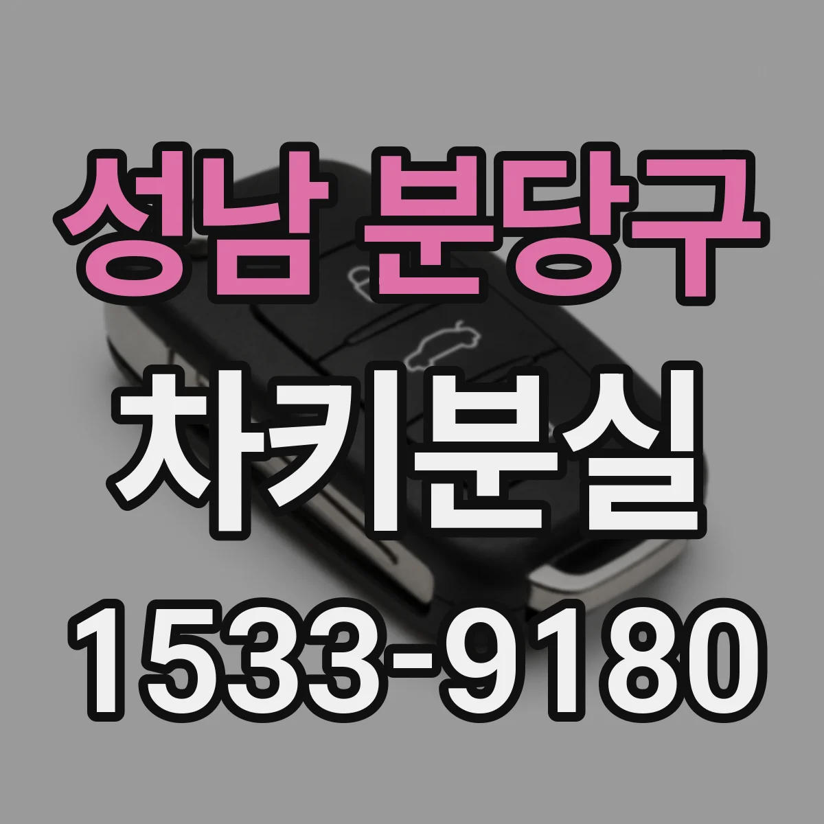 성남 분당구 차키분실