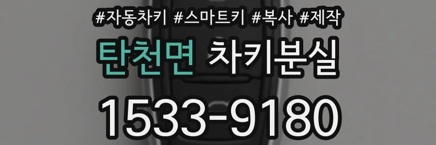탄천면 차키분실