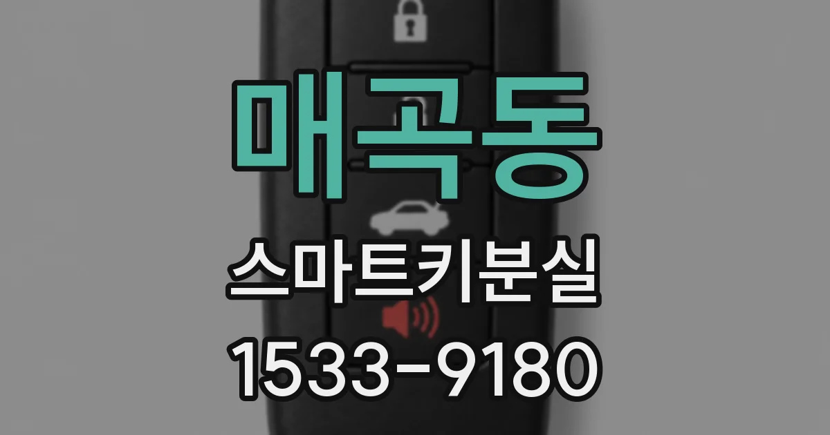 매곡동 스마트키분실