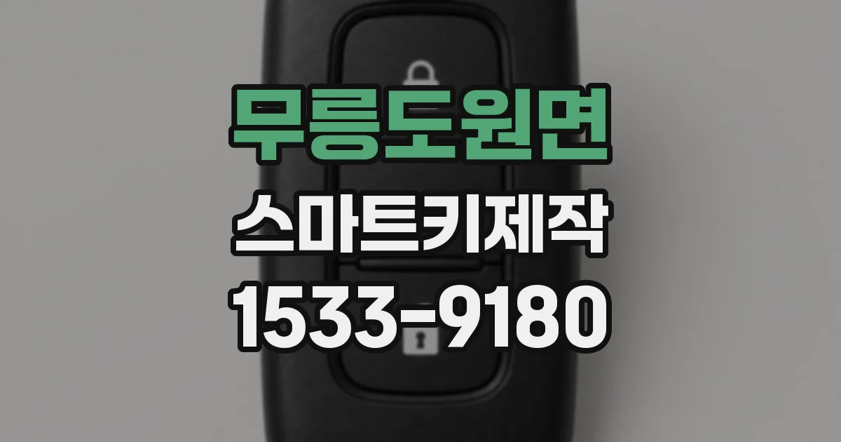 무릉도원면 스마트키제작