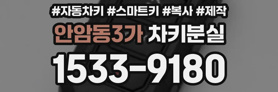 안암동3가 차키분실