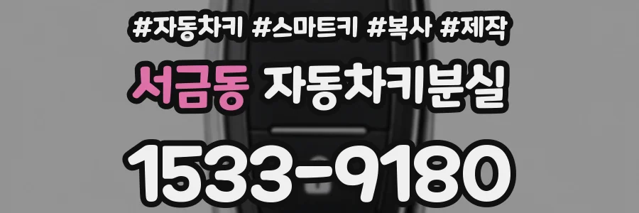 서금동 자동차키분실