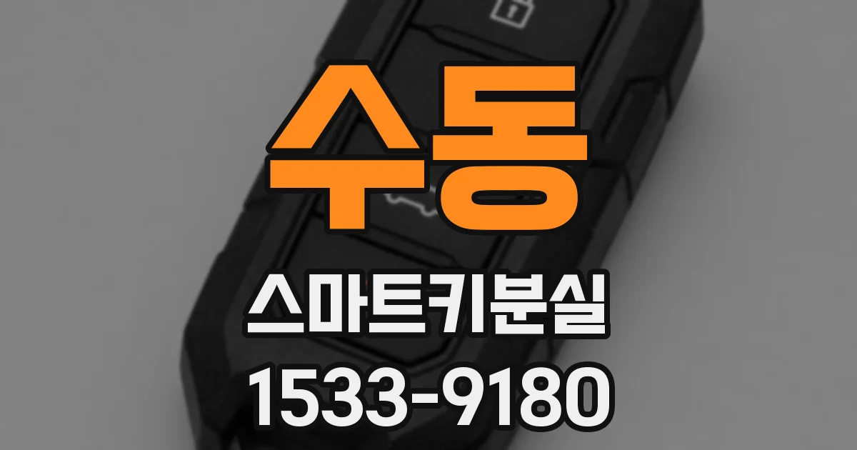 수동 스마트키분실