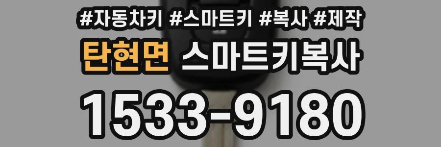 탄현면 스마트키복사