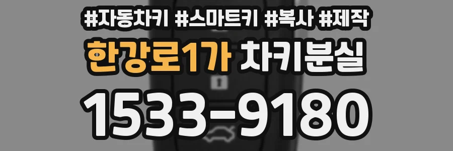 한강로1가 차키분실