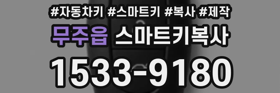무주읍 스마트키복사